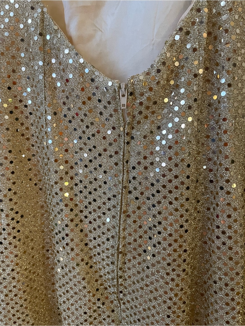 Vintage Roberto Cavalli Gold Sequin Maxi Halter Gown Prom. Marilyn Monroe vibes - Picture 4 of 6